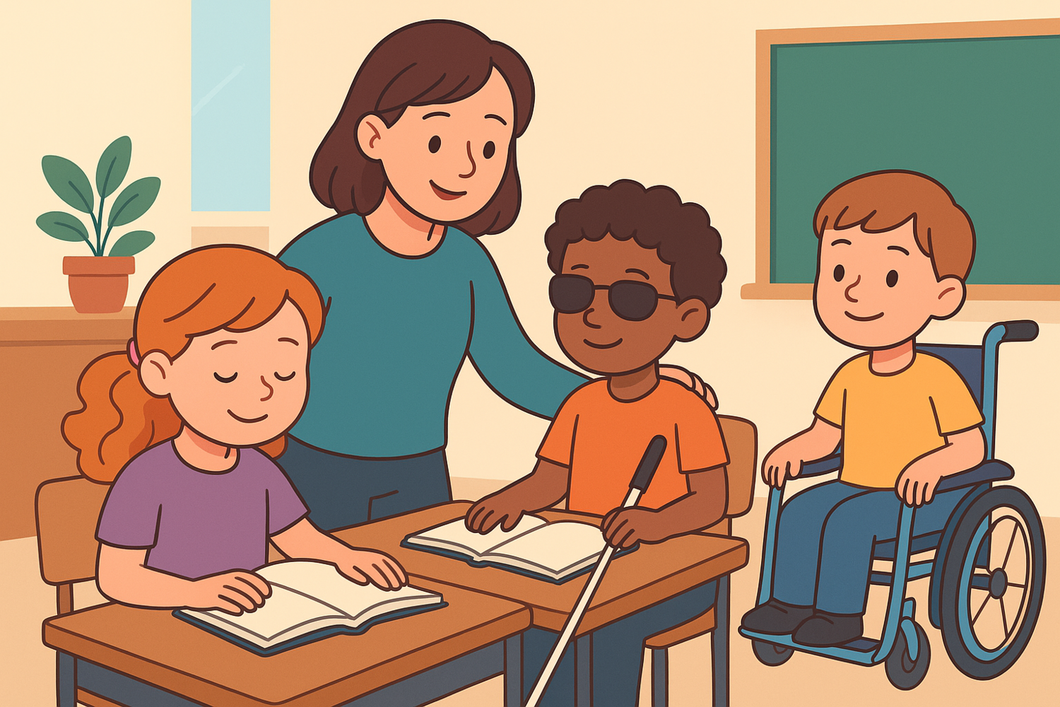 Երեխաների ներառական աջակցությունը մտավոր և տեսալսողական խնդիրների դեպքում