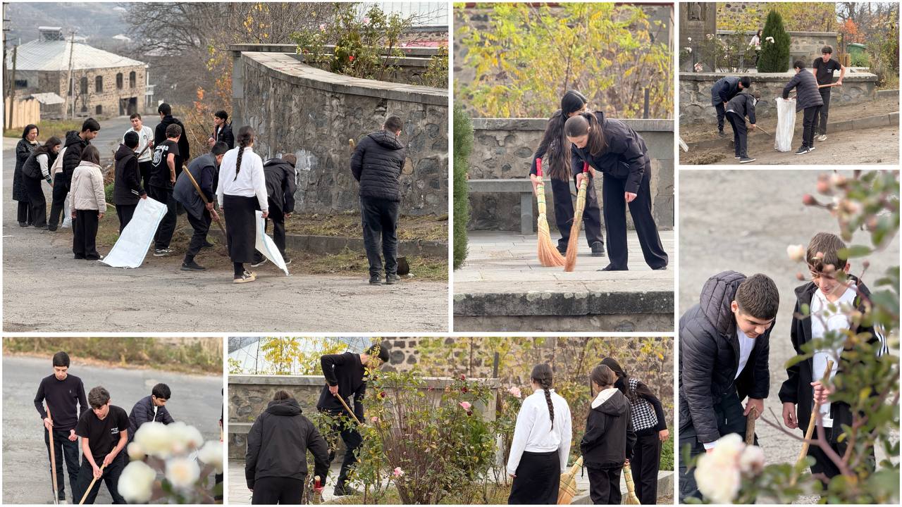 Գորիսի Յուրի Բախշյանի անվան թիվ 3 հիմնական դպրոցի աշակերտները շարունակում են հուշարձանների մաքրման ու պահպանության նախաձեռնությունը