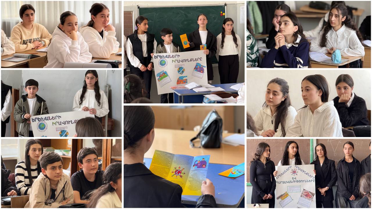 Գորիսի Յուրի Բախշյանի անվան թիվ 3 հիմնական դպրոցում անցկացվել է իրազեկման ակցիա՝ նվիրված երեխայի իրավունքներին