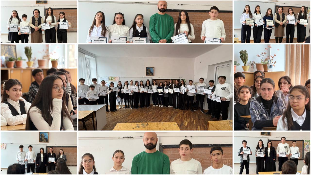 Գորիսի Յուրի Բախշյանի անվան թիվ 3 հիմնական դպրոցի սովորողները հաջողություններ են գրանցում առարկայական օլիմպիադաներում
