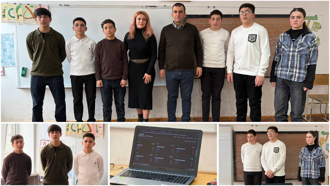 «Ձայնային էկոլոգիա․ Գորիսի աղմուկի քարտեզագրում» թեմայով նախագծային աշխատանքի պաշտպանություն