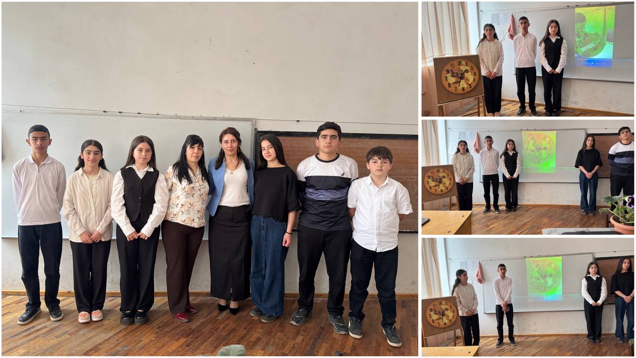 «Ժամացույցը թվերի լեզվով» թեմայով նախագծային աշխատանքի պաշտպանություն