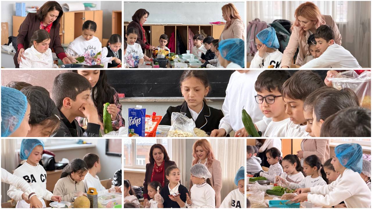 Համակցված բաց դաս Գորիսի Յուրի Բախշյանի անվան թիվ 3 դպրոցում․ «Ալգորիթմը» ներկայացվեց առողջ սննդի պատրաստման միջոցով