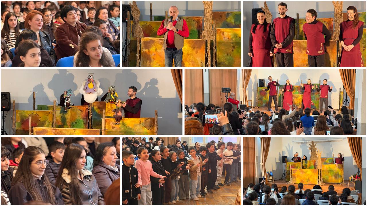 Գորիսի Յուրի Բախշյանի անվան թիվ 3 հիմնական դպրոցի սովորողները դիտել են «Անխելք մարդը» ներկայացումը