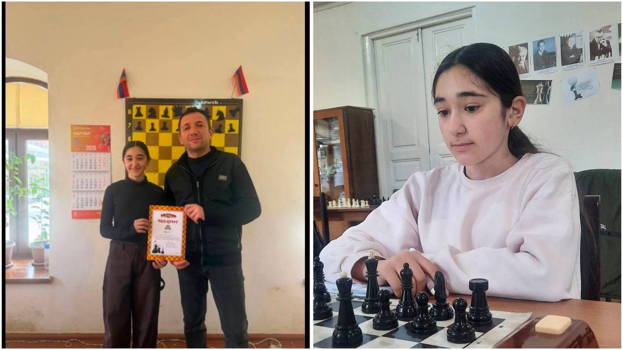 Գորիսի Յուրի Բախշյանի անվան թիվ 3 հիմնական դպրոցի 6-րդ «Գ» դասարանի սովորող Մարիամ Դալլաքյանը՝ շախմատի մրցաշարի արծաթե մրցանակակիր